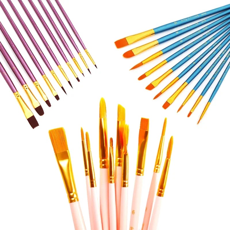 Gouache Paint Set - Ginflash Набор кистей для рисования акварелью
