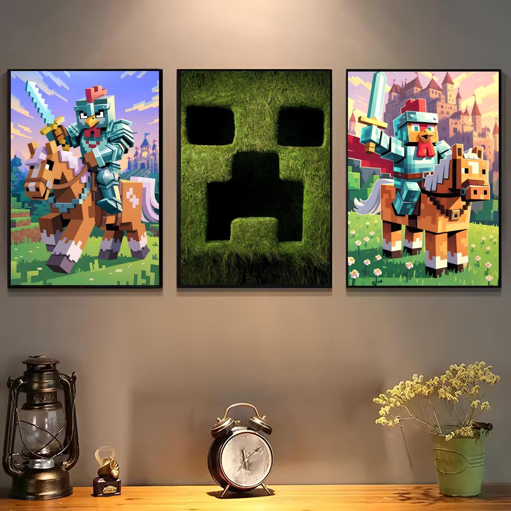 Art Craft Bar - Постер Game Mine-c-crafts, самоклеящаяся художественная водонепроницаемая