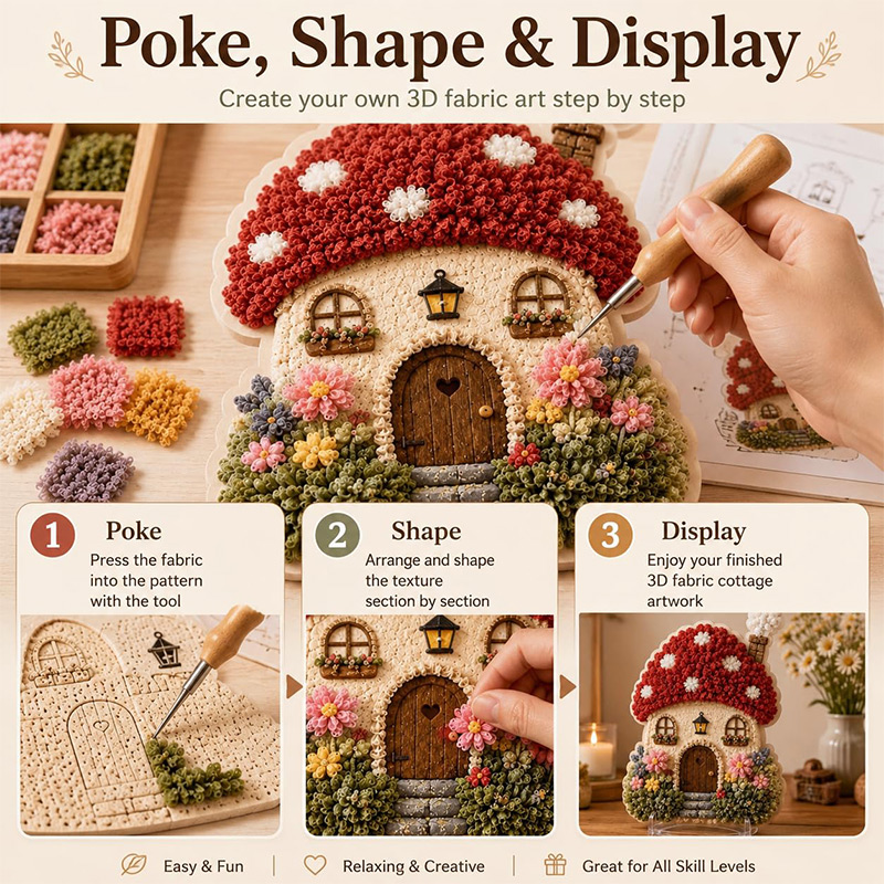 Набор для рукоделия «3D Домик- – обзор и цена Art Craft Kit