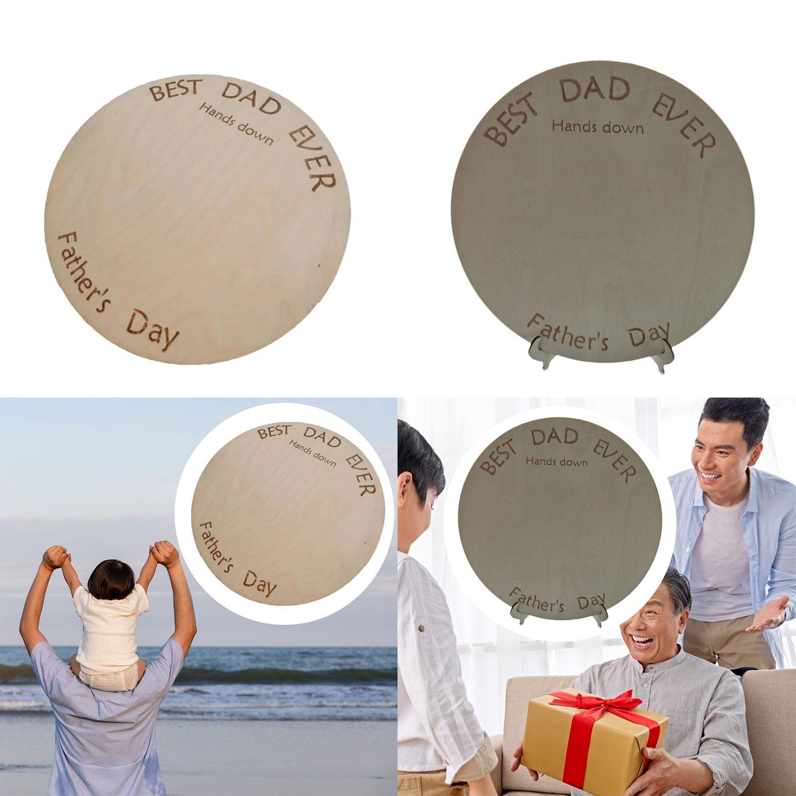 DIY отпечаток руки деревянный  – обзор и цена Art And Craft For Father'S Day