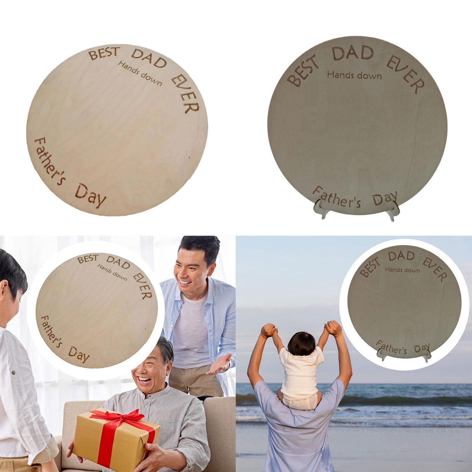 DIY отпечаток руки деревянный  – обзор и цена Art And Craft For Father'S Day