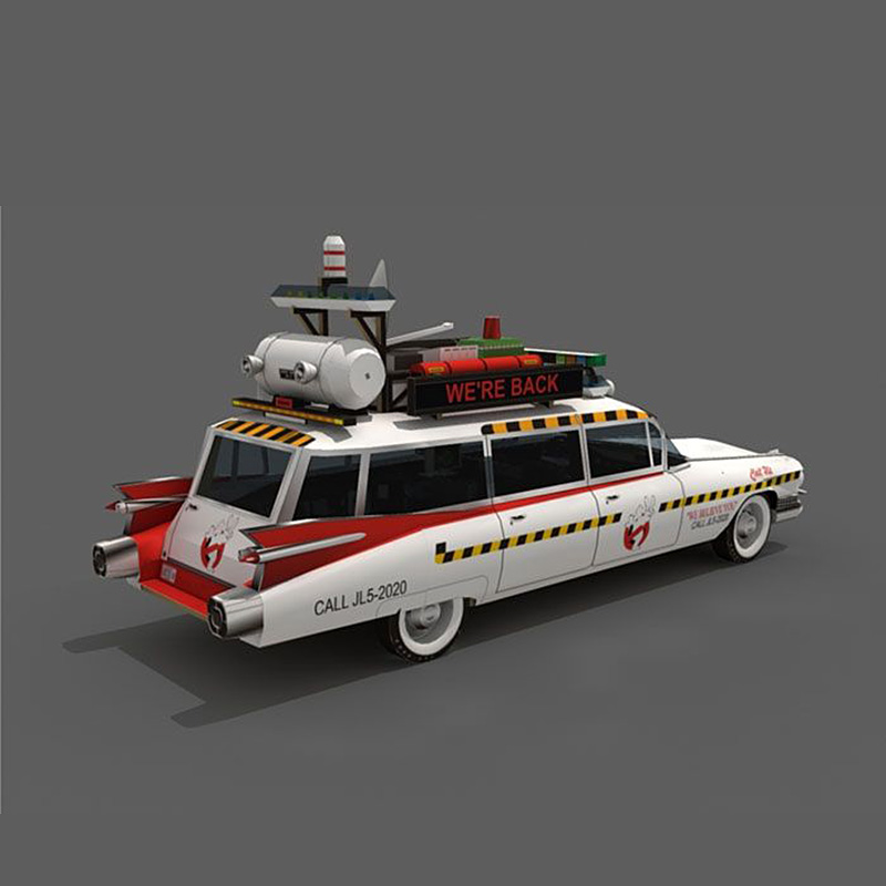 Ghostbusters автомобиля Ecto-1 – обзор и цена Art Craft Cardboard