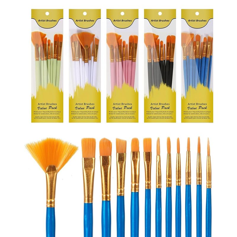 Набор кистей для акриловой кра – обзор и цена Gouache Paint Set